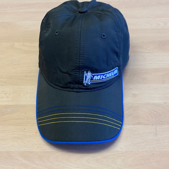 Michelin Man Tires Men Adjustable Baseball Style Navy Hat - Picture 1 of 5